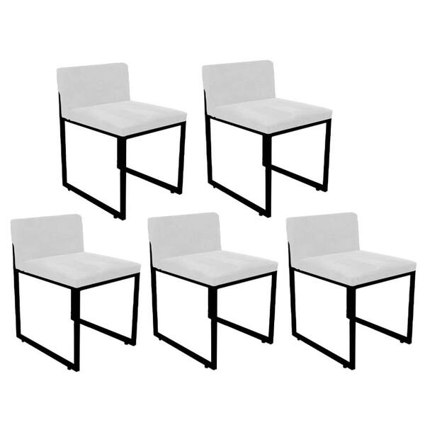 Kit 05 Cadeiraa De Jantar Escritório Recepção Lee Office Indu