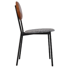 Kit 05 Cadeiras Estofada Para Sala De Jantar Azuri Preto C01