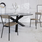 Kit 05 Cadeiras Estofada Para Sala De Jantar Liora Preto C01