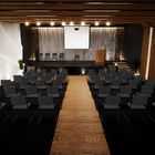 Kit 05 Cadeiras Hoteleira Auditório Empilhável Inter L02 Crep