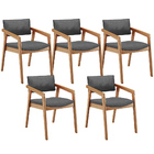 Kit 05 Cadeiras Para Sala De Jantar Estar Living Giorgia L02