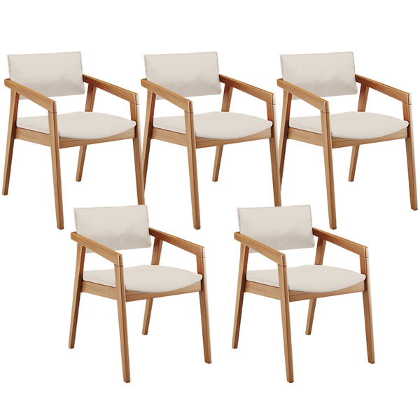 Kit 05 Cadeiras Para Sala De Jantar Estar Living Giorgia L02