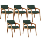 Kit 05 Cadeiras Para Sala De Jantar Estar Living Giorgia L02