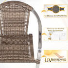 Kit 05 Cadeiras Tóquio De Área Em Alumínio E Fibra Sintética