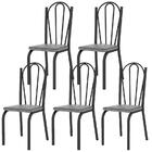 Kit 05 Cadeiras Tubular 121 Assento