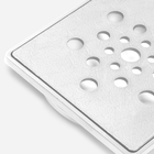 Kit 05 - Conjunto Ralo E Porta Grelha 10x10 Cm (branco)