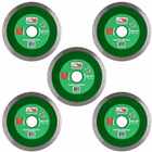 Kit 05 Discos Prando Contínuo 110 X 20 Mm Mármore