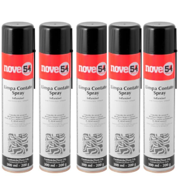 Kit 05 Limpa Contato Spray Infl.300ml/200g 954 Vonder