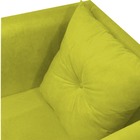 Kit 05 Poltrona Bia Pés Palito Suede Amarelo - D'classe Decor