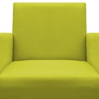 Kit 05 Poltrona Nina Decorativa Escritorio Suede Amarelo - D'