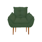 Kit 05 Poltrona Opala Sofá Sala, Quarto, Escritório Suede Ver
