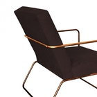 Kit 05 Poltronas Cadeira Malta Decorativa Sala Aramado Bronze