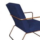 Kit 05 Poltronas Cadeira Malta Decorativa Sala Aramado Bronze