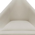 Kit 05 Poltronas Decorativa Ibiza Suede Bege - D'classe Decor