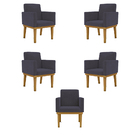 Kit 05 Poltronas Decorativa Reforçada Oferta - Balaqui Decor