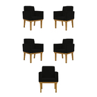 Kit 05 Poltronas Decorativa Reforçada Oferta - Balaqui Decor