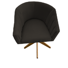 Kit 05 Poltronas Julia Decoração Base Giratória Salão Clinica