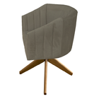 Kit 05 Poltronas Julia Decoração Base Giratória Salão Clinica