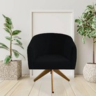 Kit 05 Poltronas Julia Decoração Base Giratória Salão Clinica