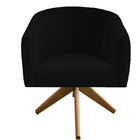 Kit 05 Poltronas Julia Decoração Base Giratória Salão Clinica