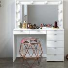 Kit 05 Puff Banqueta Aramado Luna Hexágono Base Bronze Triâng