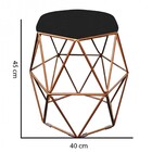 Kit 05 Puff Banqueta Aramado Luna Para Penteadeira Hexágono B