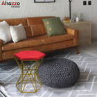 Kit 05 Puff Banqueta Louis Industrial Para Penteadeira Sala H