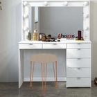 Kit 05 Puffs Banqueta Alta Bita Industrial Sala Penteadeira P