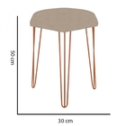 Kit 05 Puffs Banqueta Alta Bita Industrial Sala Penteadeira P