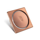 Kit 05 - Ralo Click Inox Rosé Gold 10x10 Cm + Porta Grelha