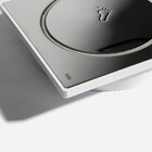 Kit 05 - Ralo Click Inteligente Inox 15x15 Cm + Porta Grelha