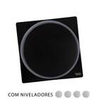 Kit 05 - Ralo Click Preto 10x10 Cm + Porta Grelha Cromado