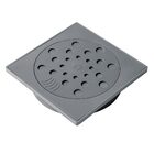 Kit 05 - Ralo Com Fecho + Porta Grelha 15x15 Cm (cinza)