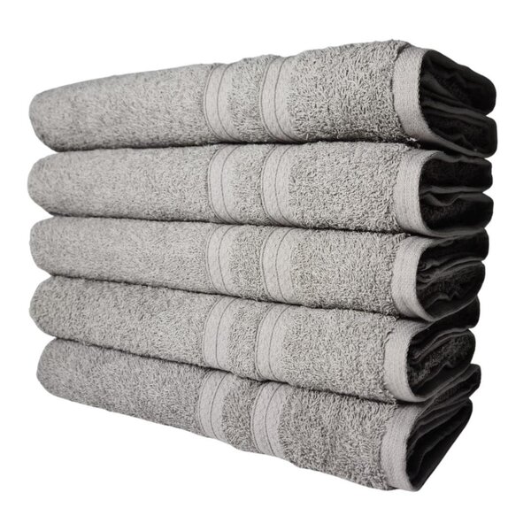 Kit 05 Toalha De Banho Felpuda Lisboa 80x150cm 100% Algodão G