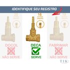 Kit 06 Acabamento De Registro C40 Cromado Padrão Deca Para Ár