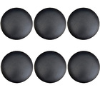 Kit 06 Assentos Redondo Banqueta Cadeira Estofados Poltronas