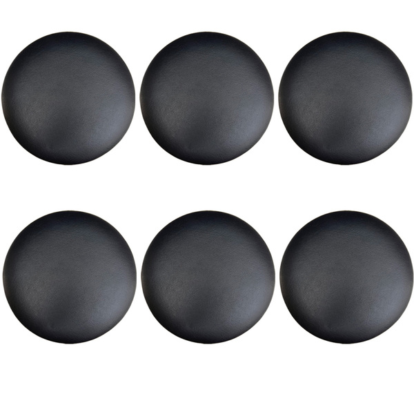 Kit 06 Assentos Redondo Banqueta Cadeira Estofados Poltronas