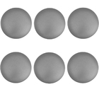 Kit 06 Assentos Redondo Banqueta Cadeira Estofados Poltronas