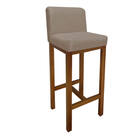 Kit 06 Banqueta Alta Com Encosto Aila Cozinha Balcão Bistrô B