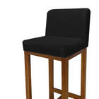 Kit 06 Banqueta Alta Com Encosto Aila Cozinha Balcão Bistrô B