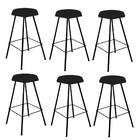 Kit 06 Banqueta Alta Lari Eiffel Preto Preto