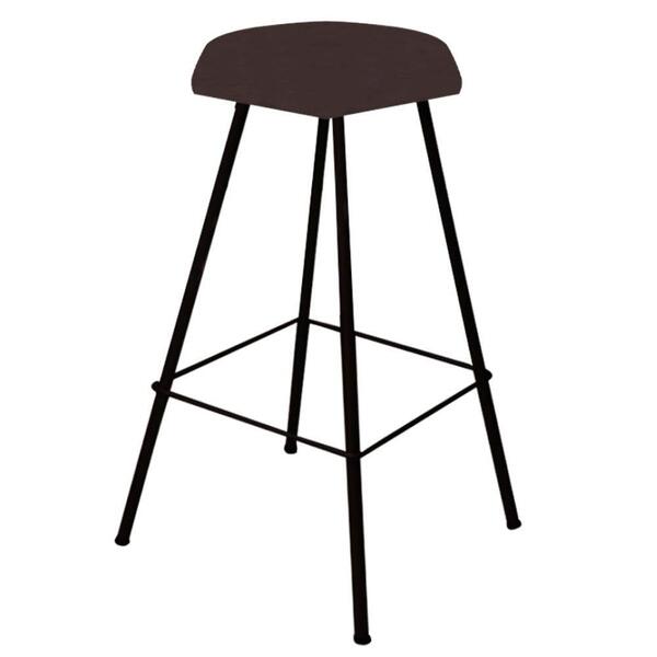 Kit 06 Banqueta Alta Lari Preto Marrom