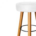 Kit 06 Banqueta Alta Lia Castanho Branco