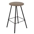 Kit 06 Banqueta Alta Loni Preto Bege