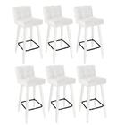 Kit 06 Banqueta Alta Lucy Branco Branco