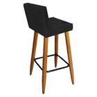 Kit 06 Banqueta Alta Lucy Castanho Preto