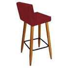 Kit 06 Banqueta Alta Lucy Vermelho