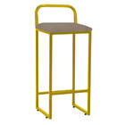 Kit 06 Banqueta Alta Luffi Com Encosto Cozinha Bar Balcão Bis