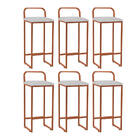 Kit 06 Banqueta Alta Luffi Com Encosto Cozinha Bar Balcão Bis