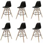 Kit 06 Banqueta Eiffel - Preto Preto